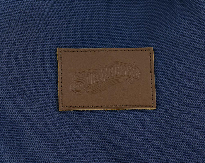 Vagabond Backpack - Navy front Patch