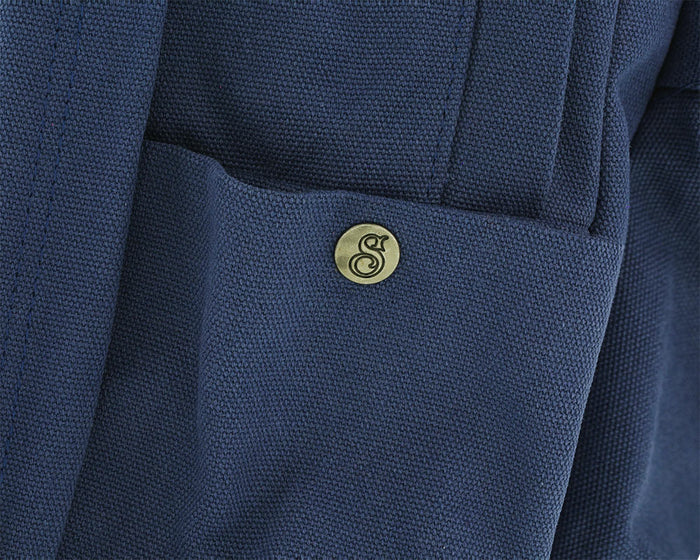 Vagabond Backpack - Navy Pocket Button