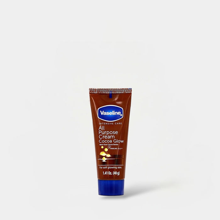 Vaseline All Purpose Cream Cocoa Glow 40g كريم فازلين متعدد الاستخدامات بلمسة الكاكاو - Princess Cosmetics Qatar