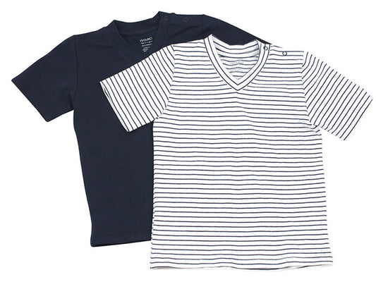 Viverano Venice Organic Cotton Short Sleeve T-Shirt for Babies - 2 Pack