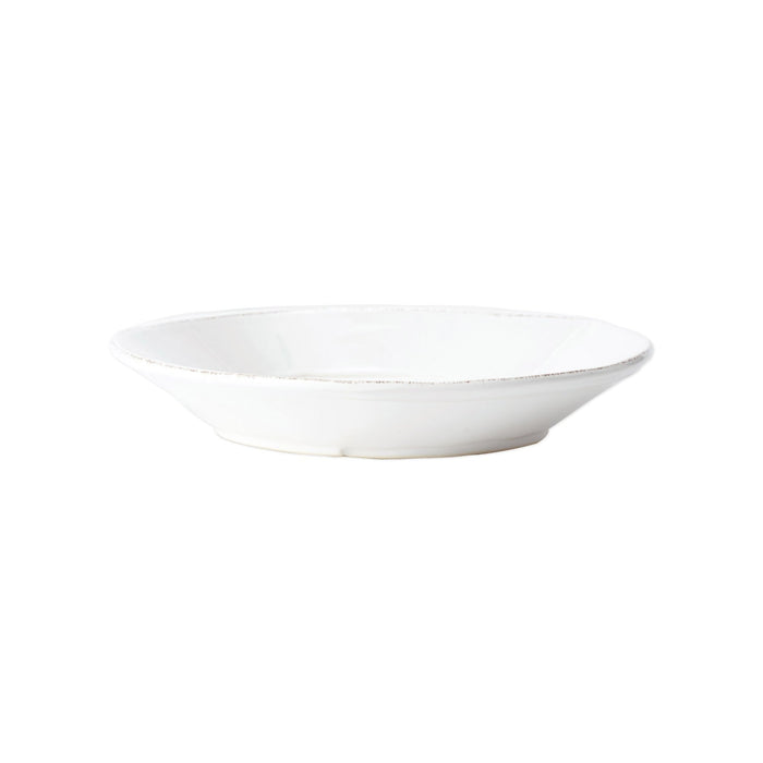 Vietri - Melamine Lastra Shallow Serving Bowl - White - Findlay Rowe Designs