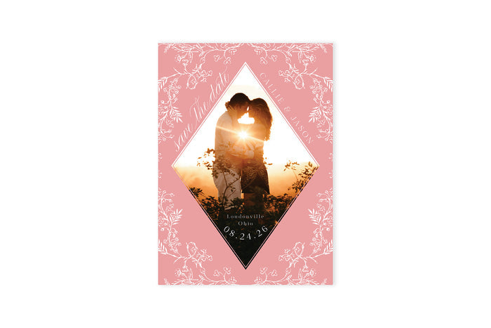 Vintage Chinoiserie Save The Date