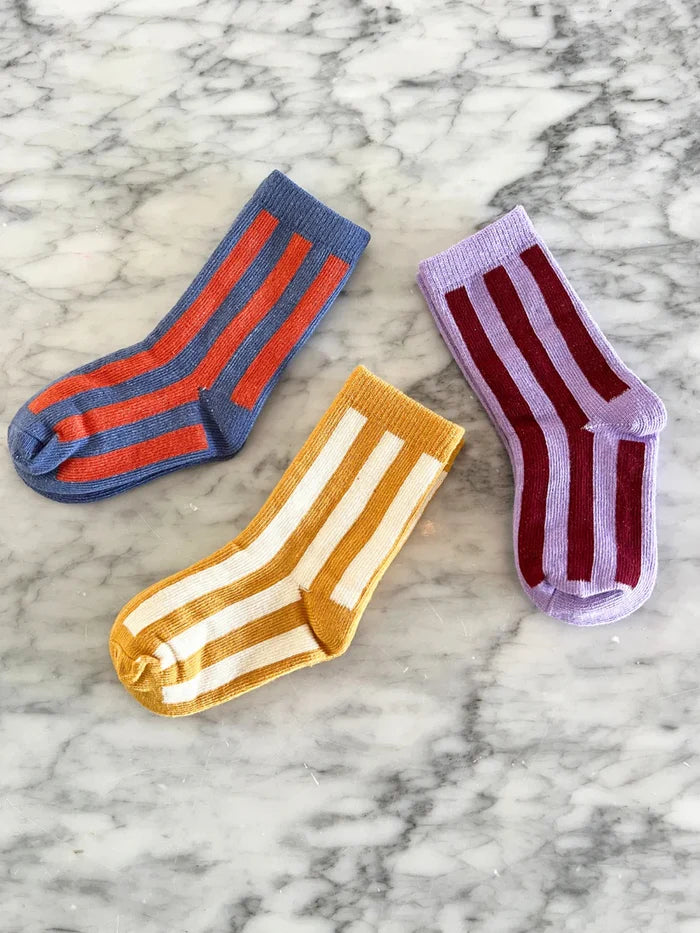 Violet Stripe Sock