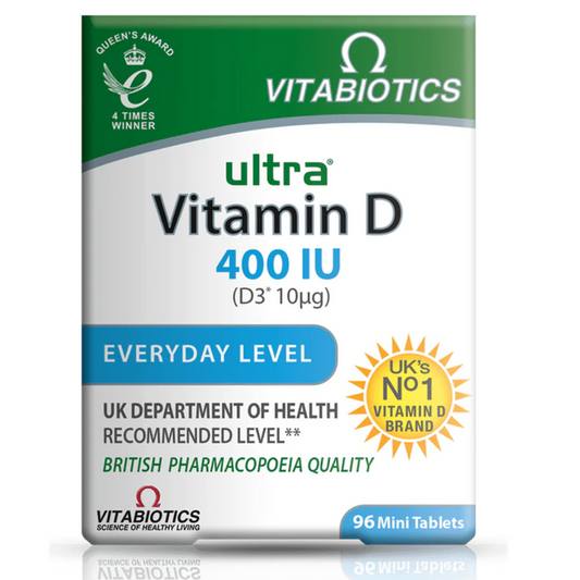 Vitabiotics Ultra Vitamin D3 400IU 96 Tablets