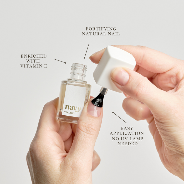 Enriched with Vitamin E, fortifying natural nail