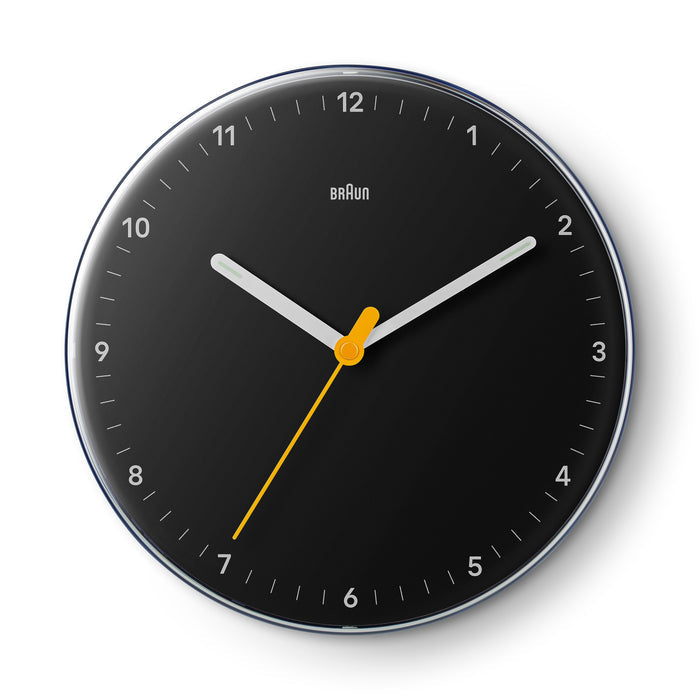 Braun, a German brand known for its iconic, minimalist design in electronic products, including clocks, shavers, and kitchen appliances, emphasizing simplicity and functionality.