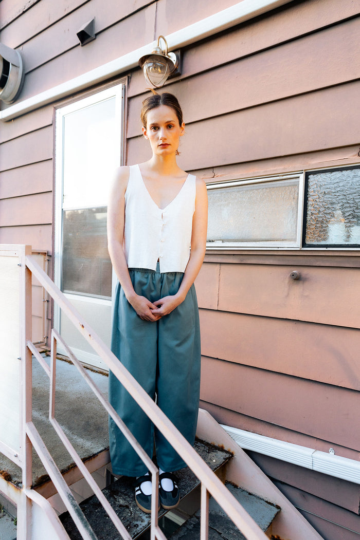 Washed White Anacapa Vest
