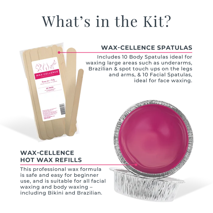 Wax-cellence Deluxe Home Waxing Kit