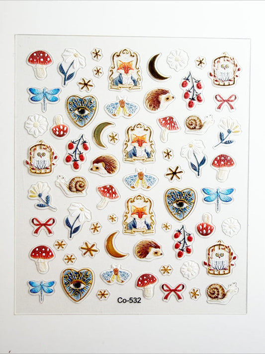 Whimsical Woods Self Adhesive Decals | Lula Beauty