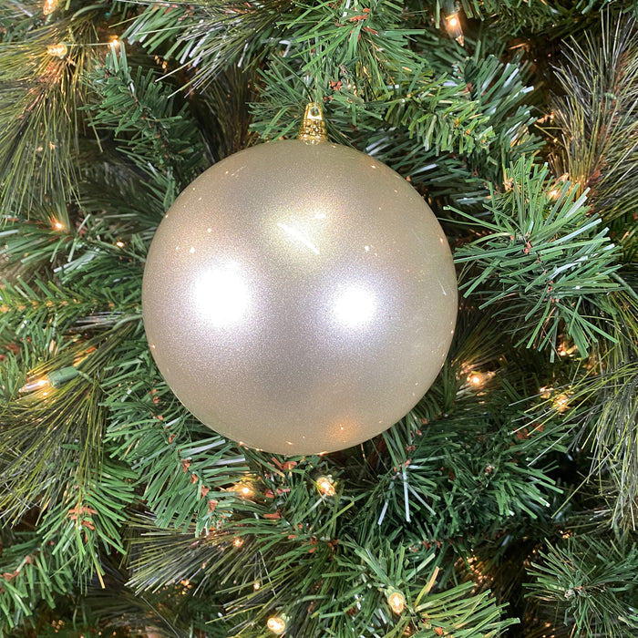 White Candy Apple Finish Ball, 4"