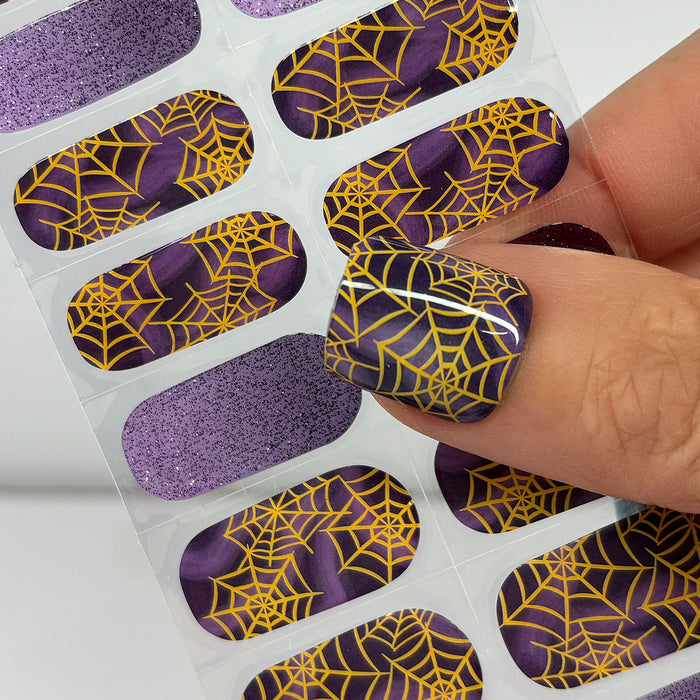 Wicked Web No Light Gel Nail Wraps (NLG)