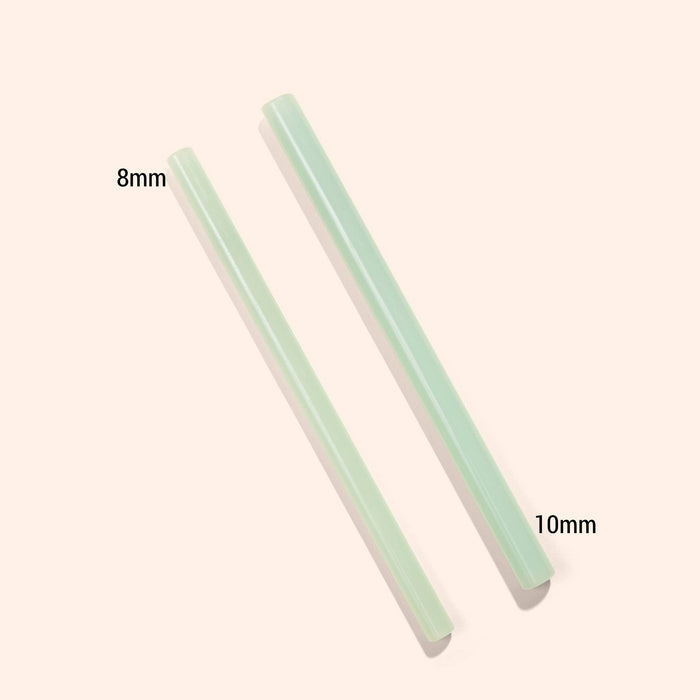 Wide Wavy Glass Straws
