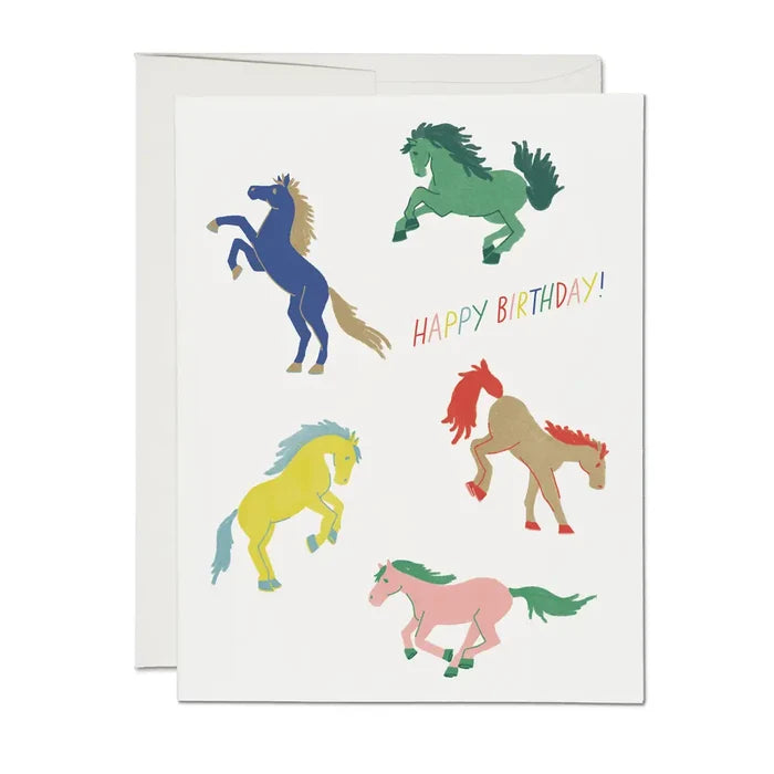 Wild Horses Card