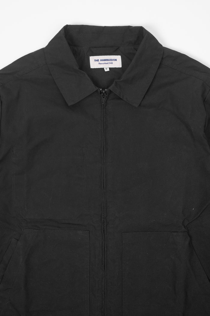 Wolfe Wax Cotton Jacket Black
