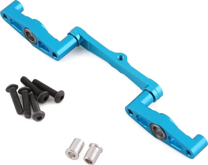 Yeah Racing Tamiya TT-02/TT-02B Aluminum Steering Rack (Blue)