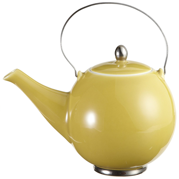 YEDI HOUSEWARE JAPANESE PORCELAIN TEAPOT - YELLOW
