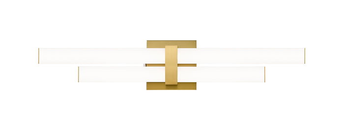 Vanity Z-Lite 1008-25W-MGLD-LED Modern Gold Zane 2 Light Vanity Z-Lite
