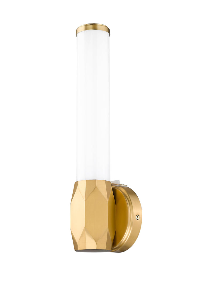 Wall Sconce Z-Lite 1010-1S-MGLD-LED Modern Gold Cooper 1 Light Wall Sconce Z-Lite