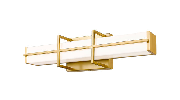 Vanity Z-Lite 1011-18W-MGLD-LED Modern Gold Harrison 1 Light Vanity Z-Lite