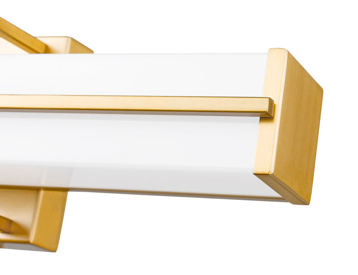 Vanity Z-Lite 1011-18W-MGLD-LED Modern Gold Harrison 1 Light Vanity Z-Lite