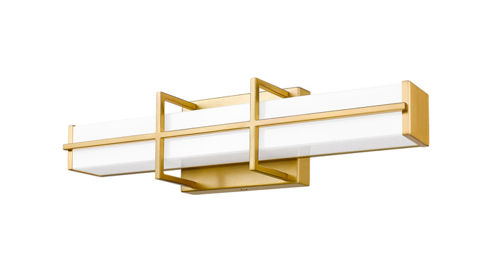 Vanity Z-Lite 1011-18W-MGLD-LED Modern Gold Harrison 1 Light Vanity Z-Lite