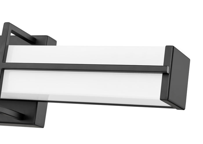 Vanity Z-Lite 1011-25W-MB-LED Matte Black Harrison 1 Light Vanity Z-Lite