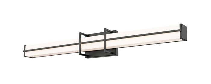 Vanity Z-Lite 1011-32W-MB-LED Matte Black Harrison 1 Light Vanity Z-Lite