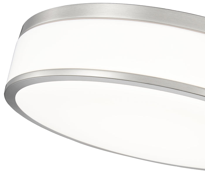 Flush Mount Z-Lite 1012F16-BN-LED Brushed Nickel Ballord 1 Light Flush Mount Z-Lite