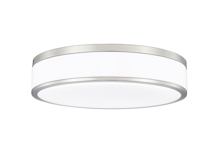 Flush Mount Z-Lite 1012F16-BN-LED Brushed Nickel Ballord 1 Light Flush Mount Z-Lite