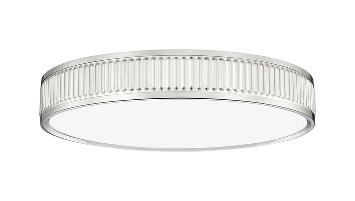 Flush Mount Z-Lite 1013F16-BN-LED Brushed Nickel Stari 1 Light Flush Mount Z-Lite