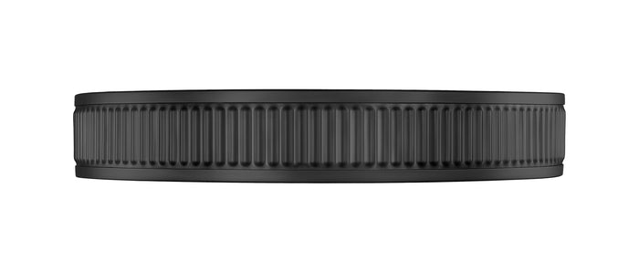 Flush Mount Z-Lite 1013F16-MB-LED Matte Black Stari 1 Light Flush Mount Z-Lite