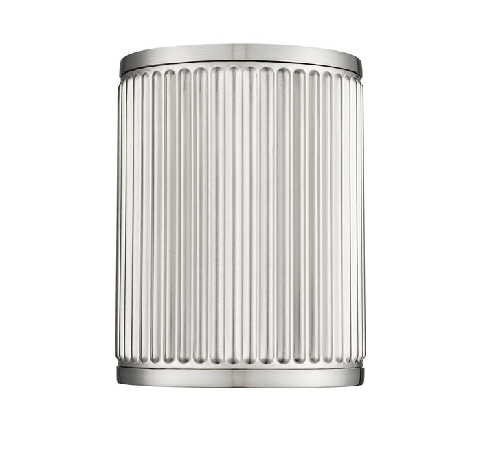 Flush Mount Z-Lite 1013F6-BN-LED Brushed Nickel Stari 1 Light Flush Mount Z-Lite