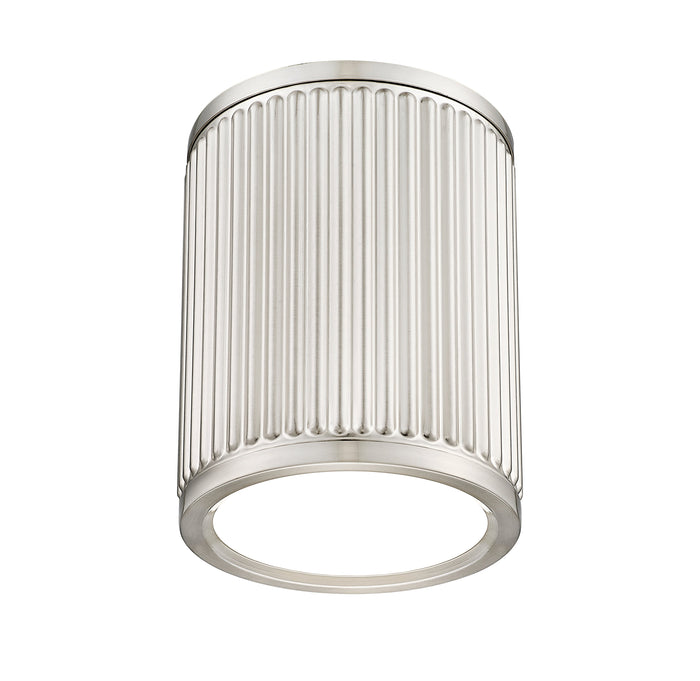 Flush Mount Z-Lite 1013F6-BN-LED Brushed Nickel Stari 1 Light Flush Mount Z-Lite