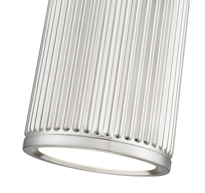 Flush Mount Z-Lite 1013F6-BN-LED Brushed Nickel Stari 1 Light Flush Mount Z-Lite