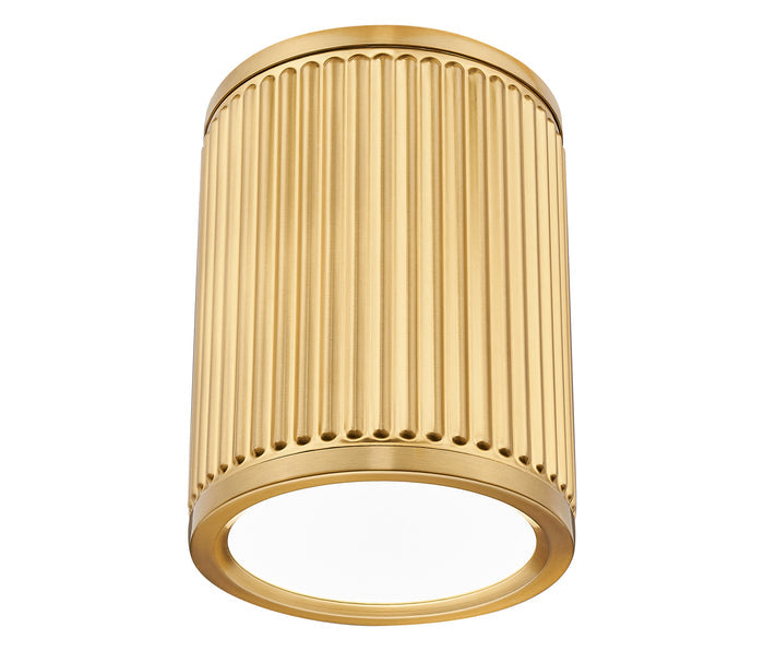 Flush Mount Z-Lite 1013F6-MGLD-LED Modern Gold Stari 1 Light Flush Mount Z-Lite