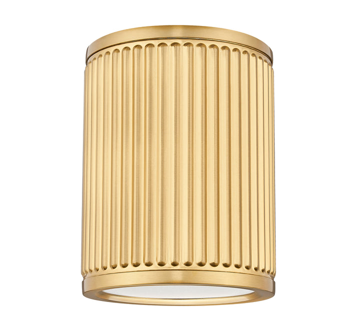 Flush Mount Z-Lite 1013F6-MGLD-LED Modern Gold Stari 1 Light Flush Mount Z-Lite