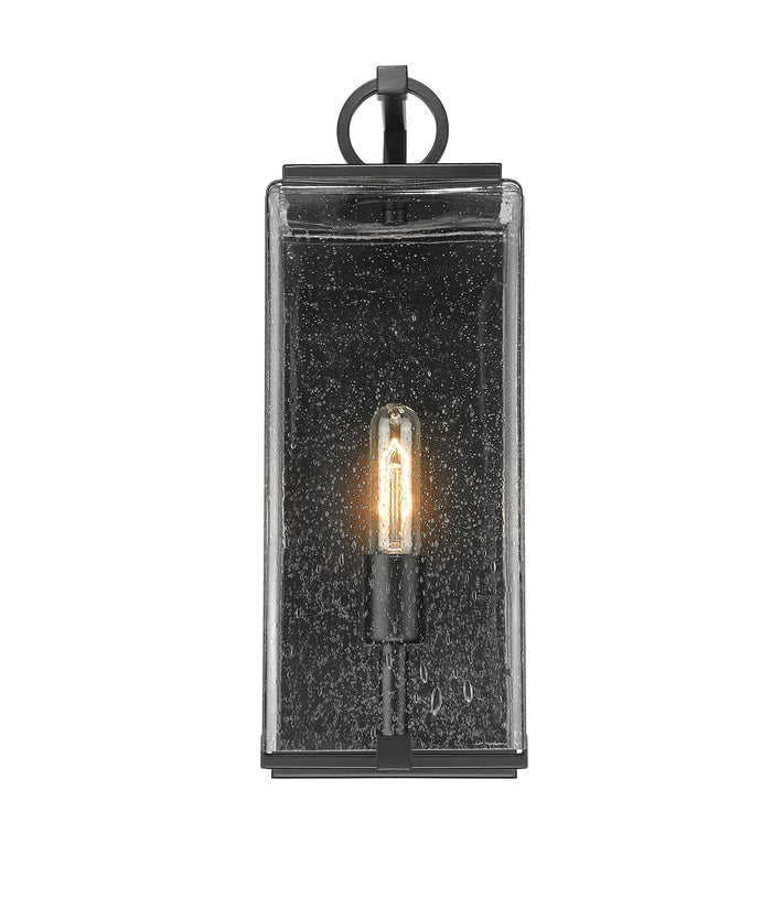 Outdoor Wall Light Z-Lite 592M-BK Black Sana 1 Light Outdoor Wall Light Z-Lite