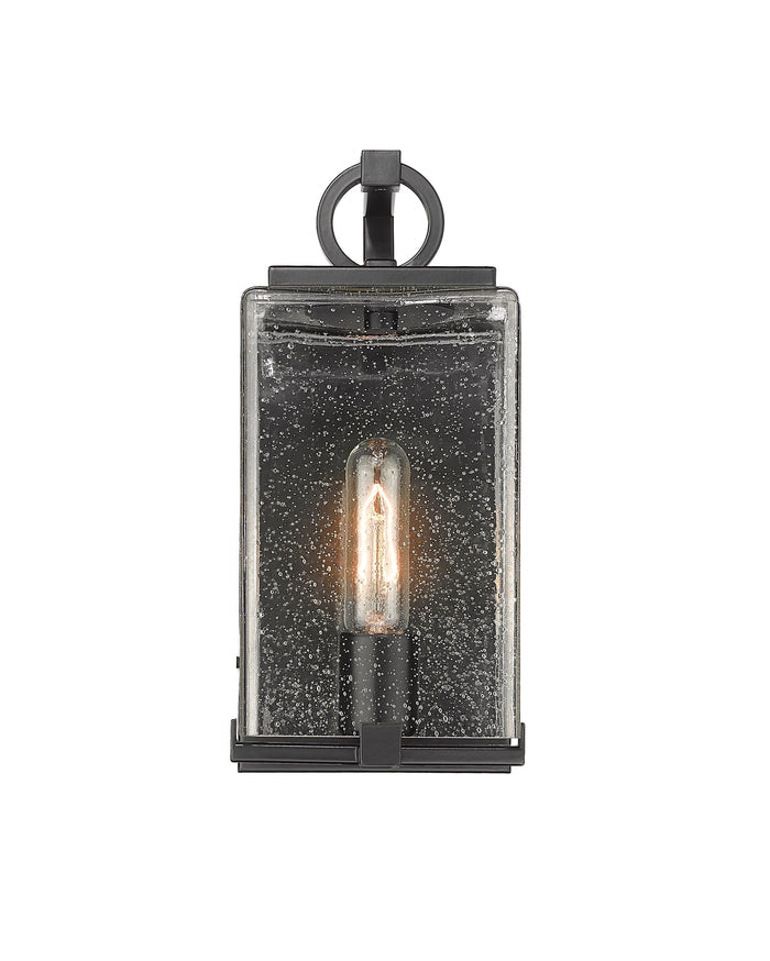 Outdoor Wall Light Z-Lite 592S-BK Black Sana 1 Light Outdoor Wall Light Z-Lite