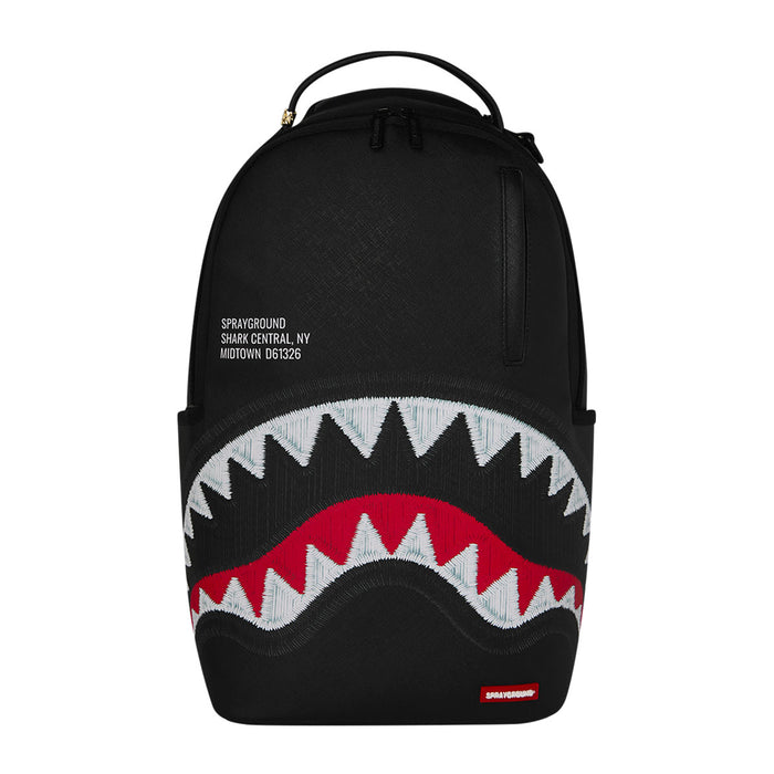 SPRAYGROUND  910B9629NSZ SHARK CENTRAL-BLACK CHECK